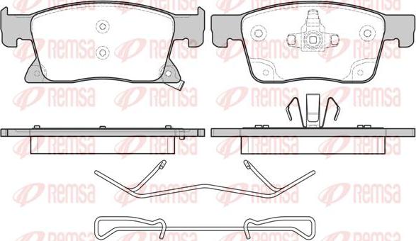 Kawe 1679 02 - Kit pastiglie freno, Freno a disco autozon.pro