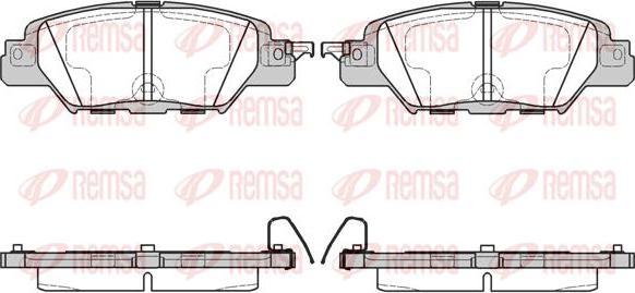 Kawe 1677 00 - Kit pastiglie freno, Freno a disco autozon.pro