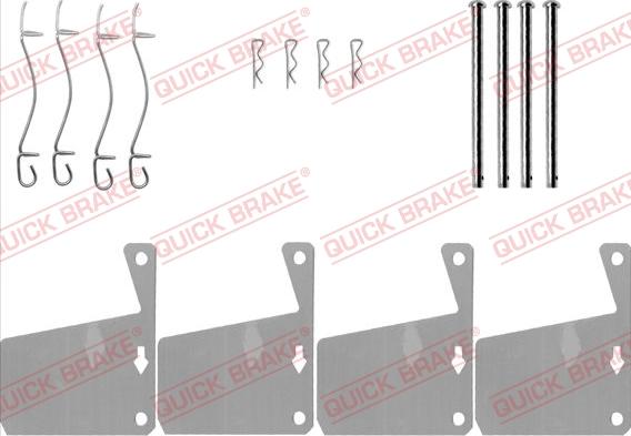 Kawe 109-0910 - Kit accessori, Pastiglia freno autozon.pro