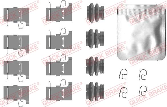 Kawe 109-0084 - Kit accessori, Pastiglia freno autozon.pro