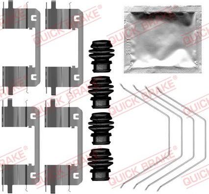 Kawe 109-0141 - Kit accessori, Pastiglia freno autozon.pro