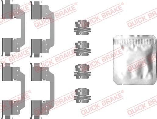 Kawe 109-0101 - Kit accessori, Pastiglia freno autozon.pro