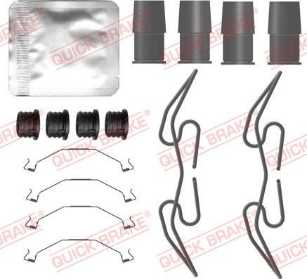 Kawe 109-0133 - Kit accessori, Pastiglia freno autozon.pro