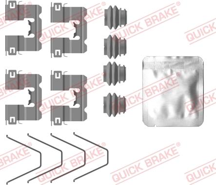 Kawe 109-0137 - Kit accessori, Pastiglia freno autozon.pro