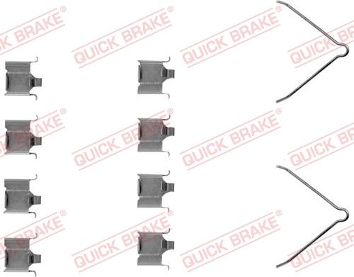 Kawe 109-1166 - Kit accessori, Pastiglia freno autozon.pro