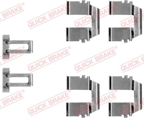 Kawe 109-1233 - Kit accessori, Pastiglia freno autozon.pro