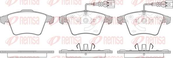 Kawe 1045 22 - Kit pastiglie freno, Freno a disco autozon.pro