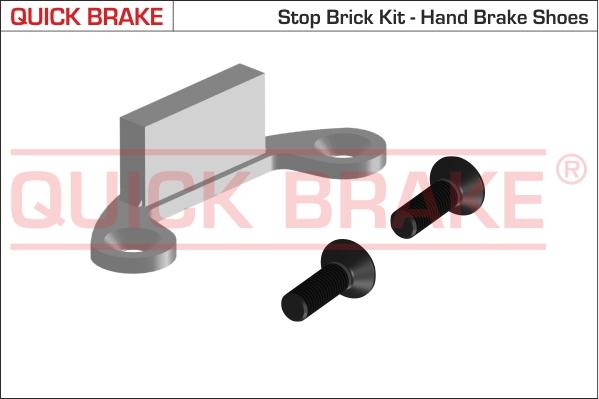 Kawe 105-0481 - Kit accessori, Ganasce freno stazionamento autozon.pro