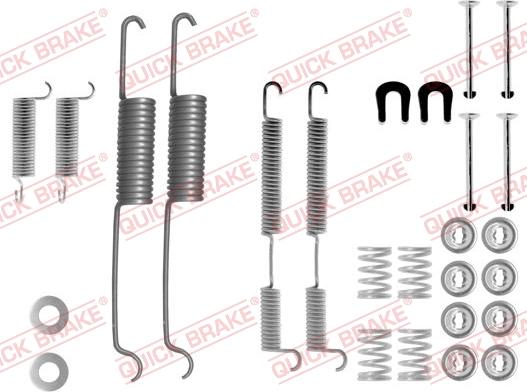 Kawe 105-0518 - Kit accessori, Ganasce freno autozon.pro