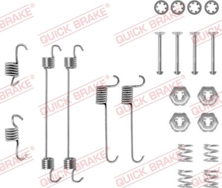 Kawe 105-0650 - Kit accessori, Ganasce freno autozon.pro