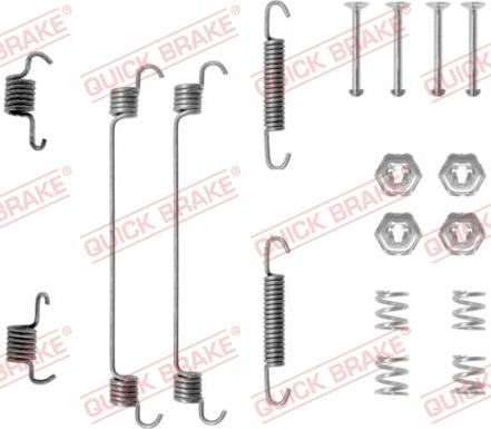 Kawe 105-0657 - Kit accessori, Ganasce freno autozon.pro