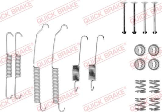 Kawe 105-0618 - Kit accessori, Ganasce freno autozon.pro