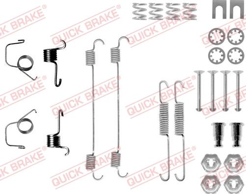 Kawe 105-0617 - Kit accessori, Ganasce freno autozon.pro