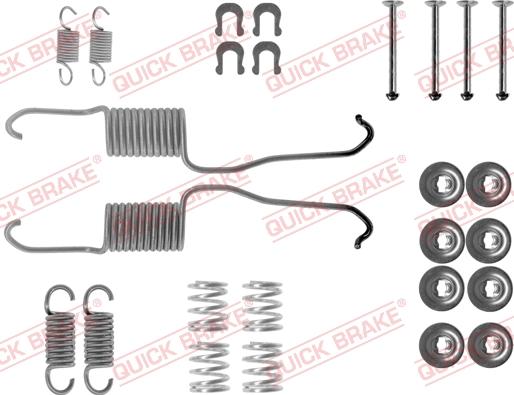 Kawe 105-0684 - Kit accessori, Ganasce freno autozon.pro