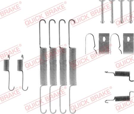 Kawe 105-0670 - Kit accessori, Ganasce freno autozon.pro