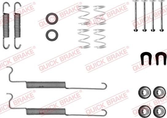 Kawe 105-0049 - Kit accessori, Ganasce freno autozon.pro