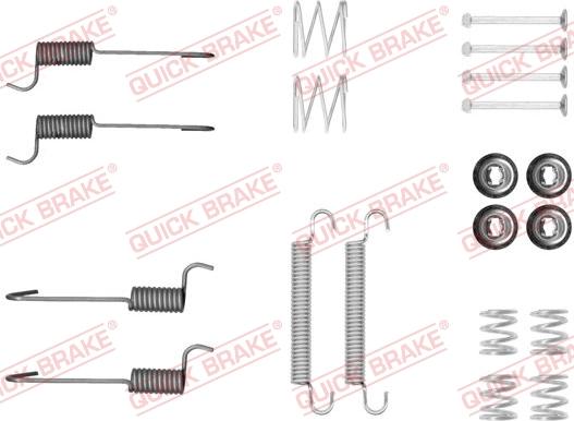 Kawe 105-0046 - Kit accessori, Ganasce freno stazionamento autozon.pro