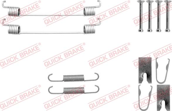 Kawe 105-0042 - Kit accessori, Ganasce freno autozon.pro