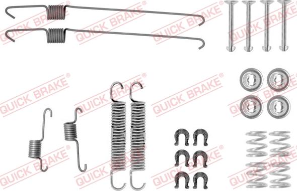 Kawe 105-0001 - Kit accessori, Ganasce freno autozon.pro