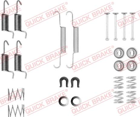 Kawe 105-0010 - Kit accessori, Ganasce freno stazionamento autozon.pro