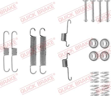 Kawe 105-0012 - Kit accessori, Ganasce freno autozon.pro