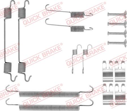 Kawe 105-0029 - Kit accessori, Ganasce freno autozon.pro