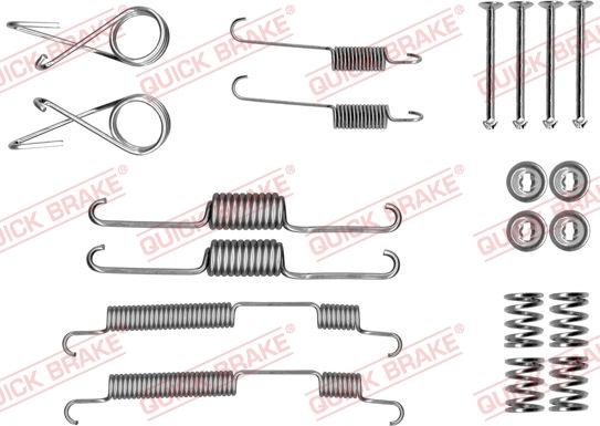 Kawe 105-0022 - Kit accessori, Ganasce freno autozon.pro