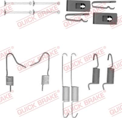 Kawe 105-0898 - Kit accessori, Ganasce freno stazionamento autozon.pro