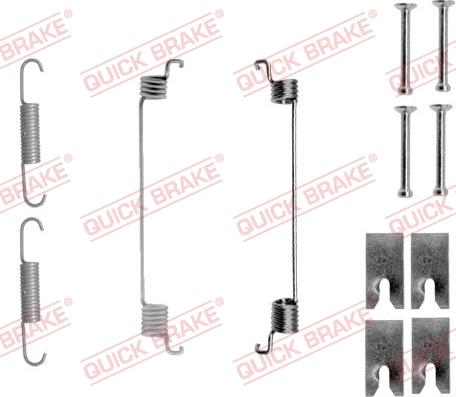 Kawe 105-0866 - Kit accessori, Ganasce freno autozon.pro