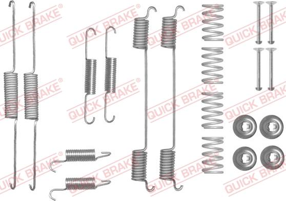 Kawe 105-0861 - Kit accessori, Ganasce freno autozon.pro