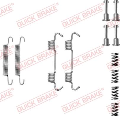 Kawe 105-0801 - Kit accessori, Ganasce freno stazionamento autozon.pro