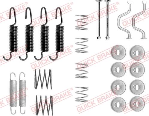 Kawe 105-0816 - Kit accessori, Ganasce freno stazionamento autozon.pro