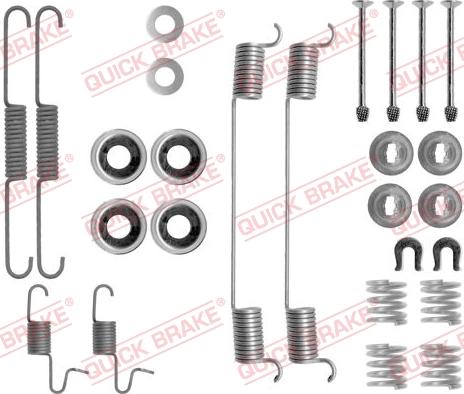 Kawe 105-0818 - Kit accessori, Ganasce freno autozon.pro