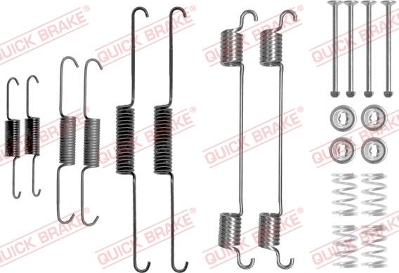 Kawe 105-0817 - Kit accessori, Ganasce freno autozon.pro