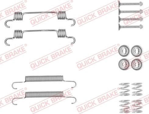 Kawe 105-0887 - Kit accessori, Ganasce freno stazionamento autozon.pro