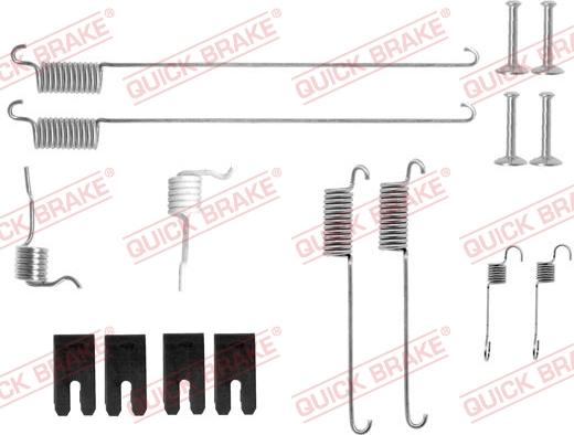 Kawe 105-0829 - Kit accessori, Ganasce freno autozon.pro