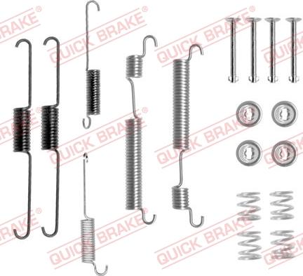 Kawe 105-0824 - Kit accessori, Ganasce freno autozon.pro