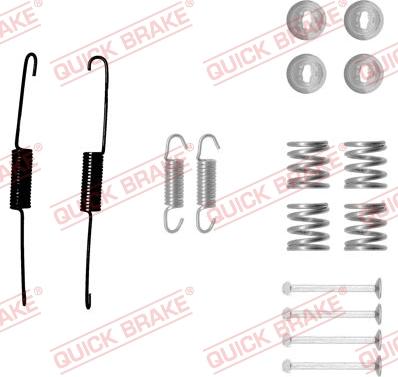 Kawe 105-0879 - Kit accessori, Ganasce freno autozon.pro