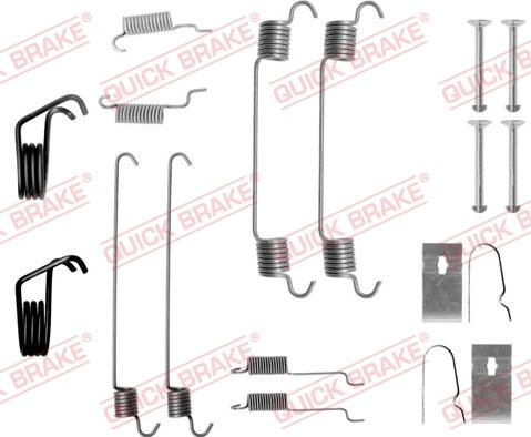 Kawe 105-0799 - Kit accessori, Ganasce freno autozon.pro