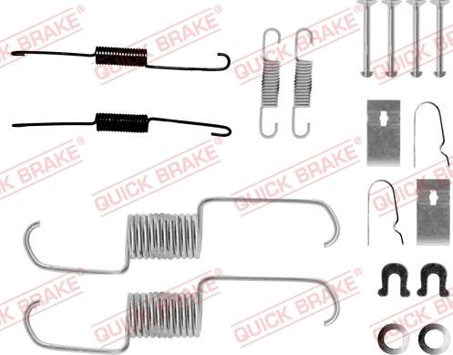 Kawe 105-0743 - Kit accessori, Ganasce freno autozon.pro