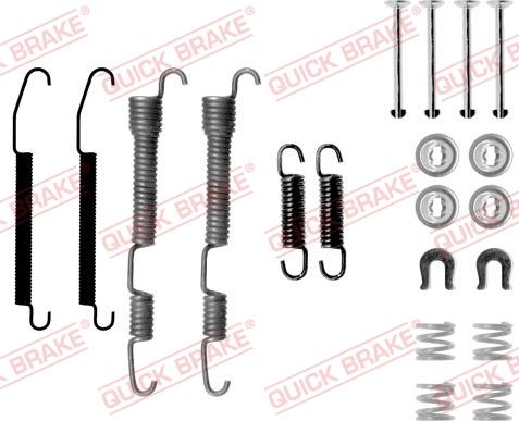 Kawe 105-0761 - Kit accessori, Ganasce freno autozon.pro