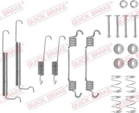 Kawe 105-0709 - Kit accessori, Ganasce freno autozon.pro