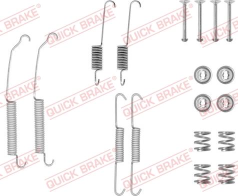 Kawe 105-0701 - Kit accessori, Ganasce freno autozon.pro