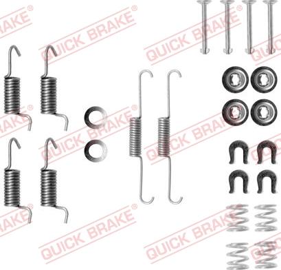 Kawe 105-0788 - Kit accessori, Ganasce freno stazionamento autozon.pro