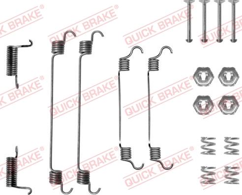 Kawe 105-0737 - Kit accessori, Ganasce freno autozon.pro