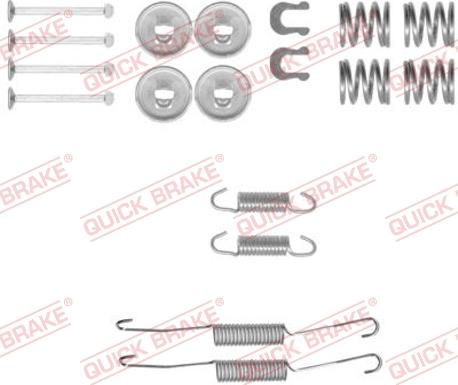 Kawe 105-0778 - Kit accessori, Ganasce freno autozon.pro