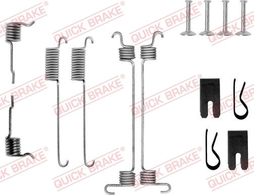 Kawe 105-0772 - Kit accessori, Ganasce freno autozon.pro