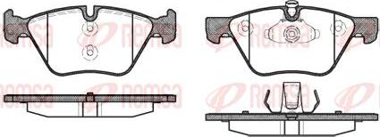 Kawe 1052 00 - Kit pastiglie freno, Freno a disco autozon.pro