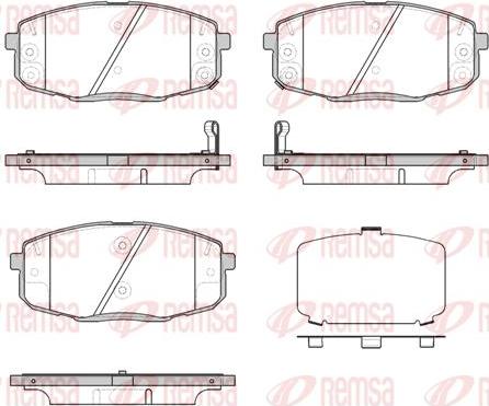 Kawe 1038 12 - Kit pastiglie freno, Freno a disco autozon.pro