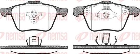 Kawe 1070 00 - Kit pastiglie freno, Freno a disco autozon.pro